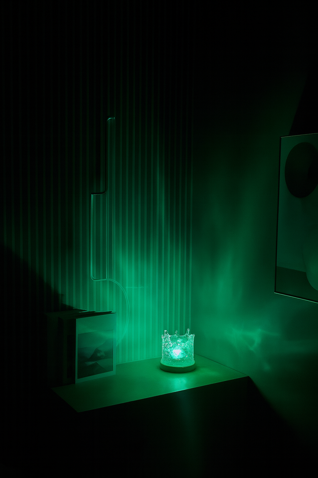 Crystal Lamp Water Ripple Projector Night Light