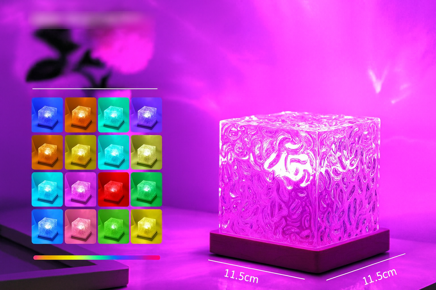 Wave Glow Projector Lamp